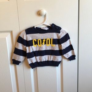 Lightning cool striped sweater
